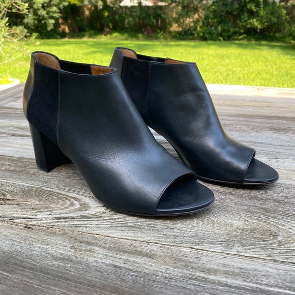 Aquatalia Shaw Anil Calf Ankle Open Toe Bootie Size 7.5 - Picture 1 of 11